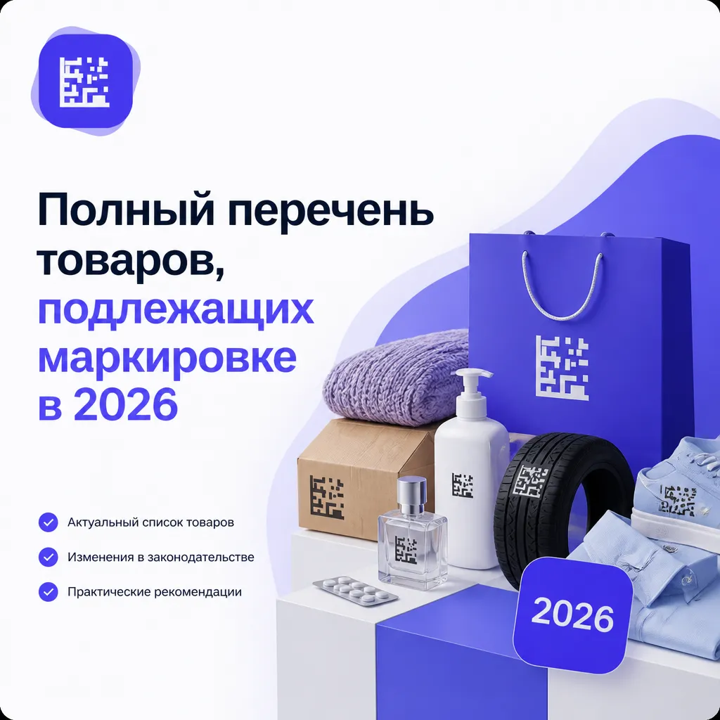 Полный перечень товаров, подлежащих маркировке в 2026