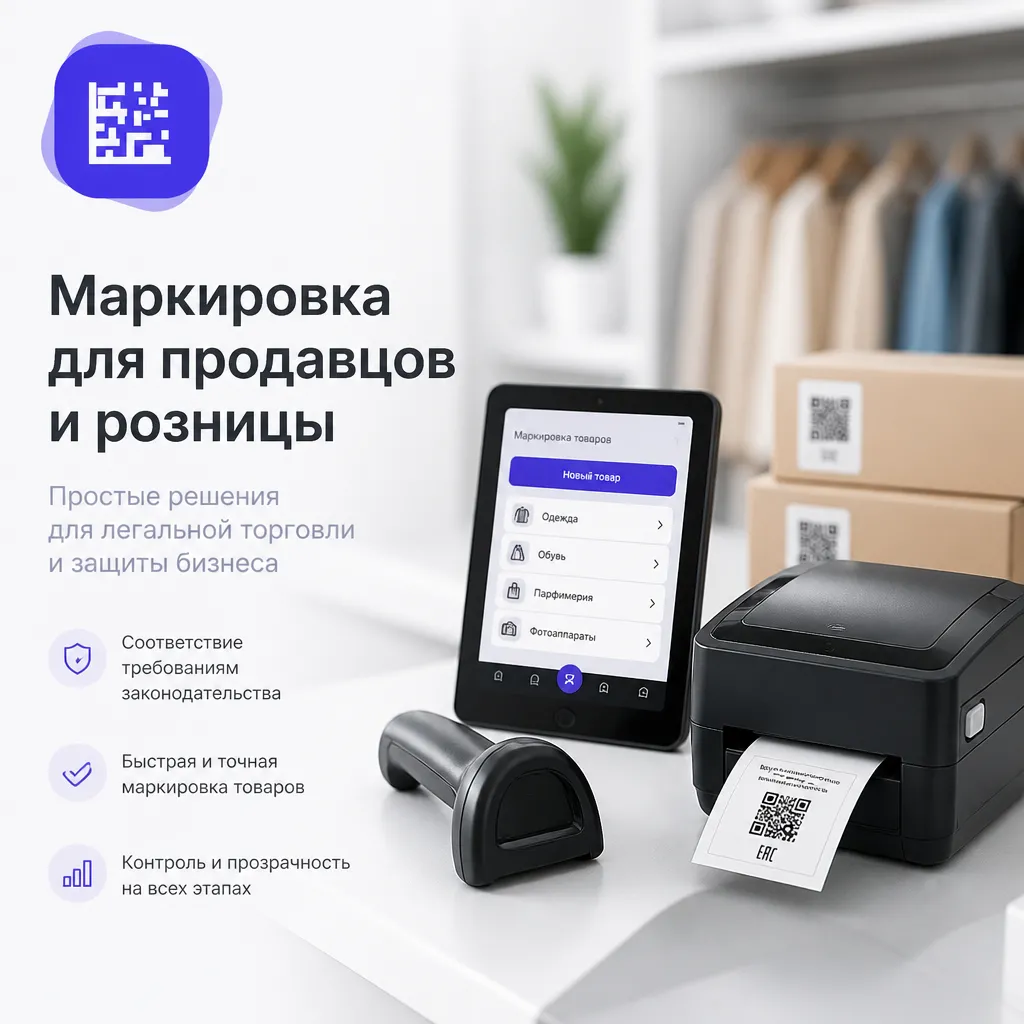 Маркировка для продавцов и розницы