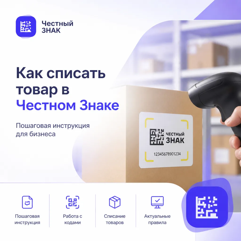 Как списать товар в Честном знаке: пошаговая инструкция для бизнеса
