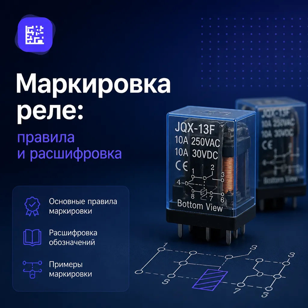 Маркировка реле: правила и расшифровка