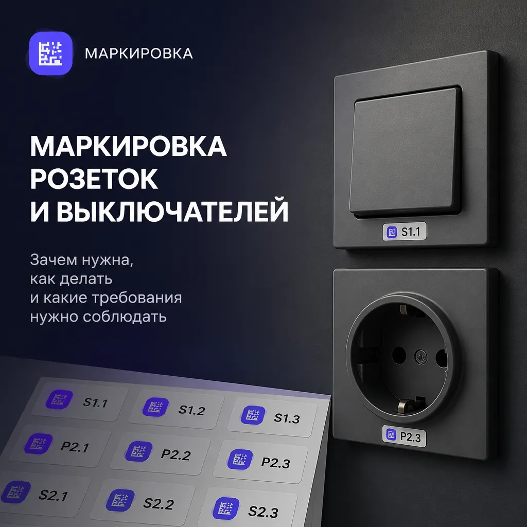 Зачем нужна маркировка розеток и выключателей
