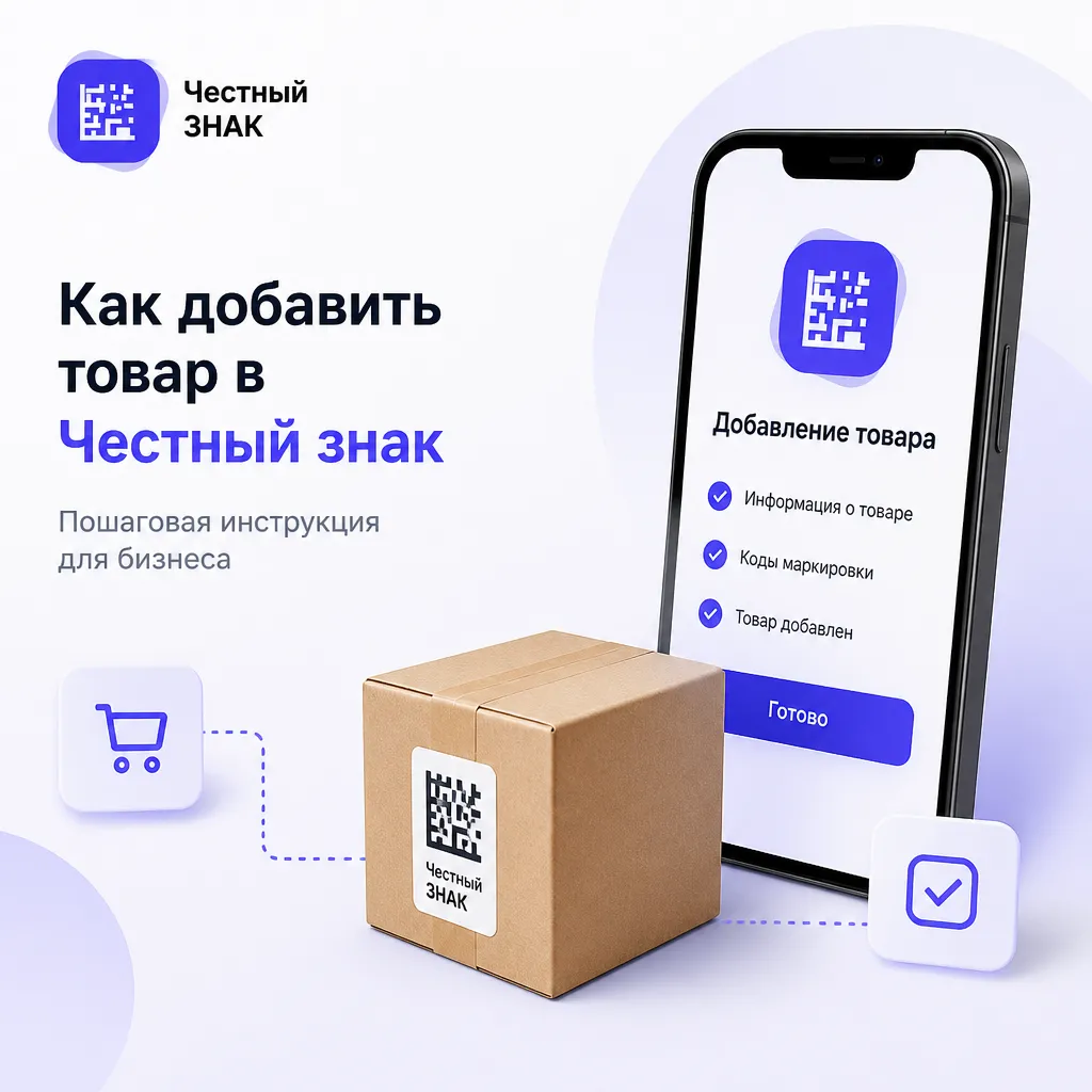 Как добавить товар в Честный знак: пошаговая инструкция