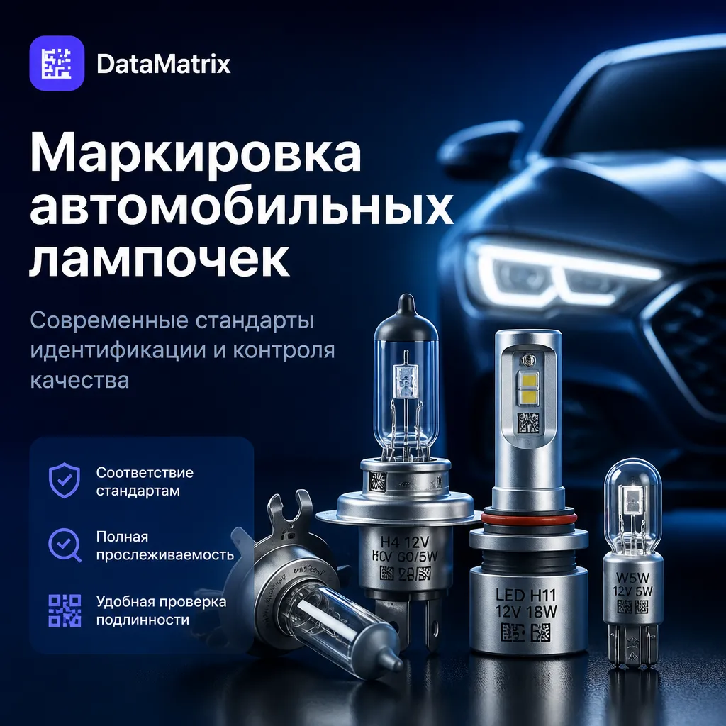 Маркировка автомобильных лампочек в системе «Честный знак»: полный гид для бизнеса