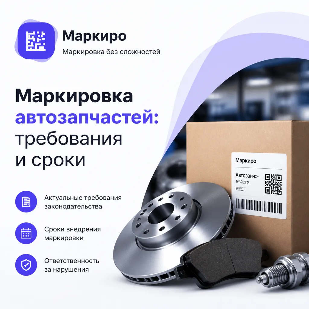 Маркировка автозапчастей: требования и сроки
