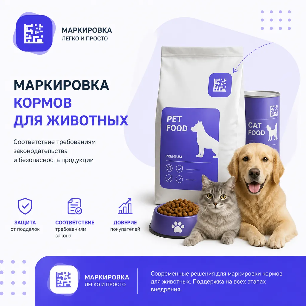 Маркировка кормов для животных