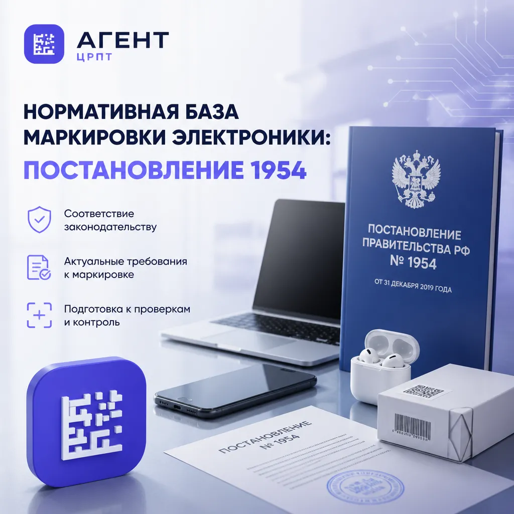 Нормативная база маркировки электроники: постановление 1954