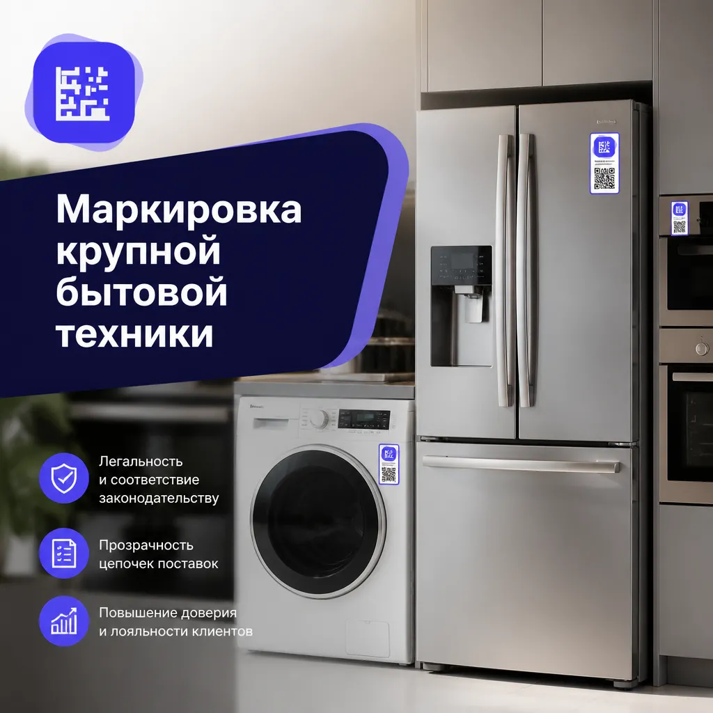 Маркировка крупной бытовой техники