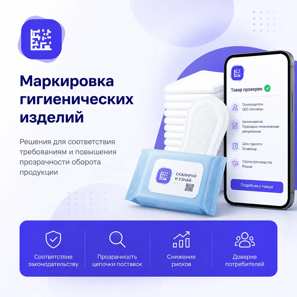 Обязательная маркировка гигиенических изделий: что нужно знать