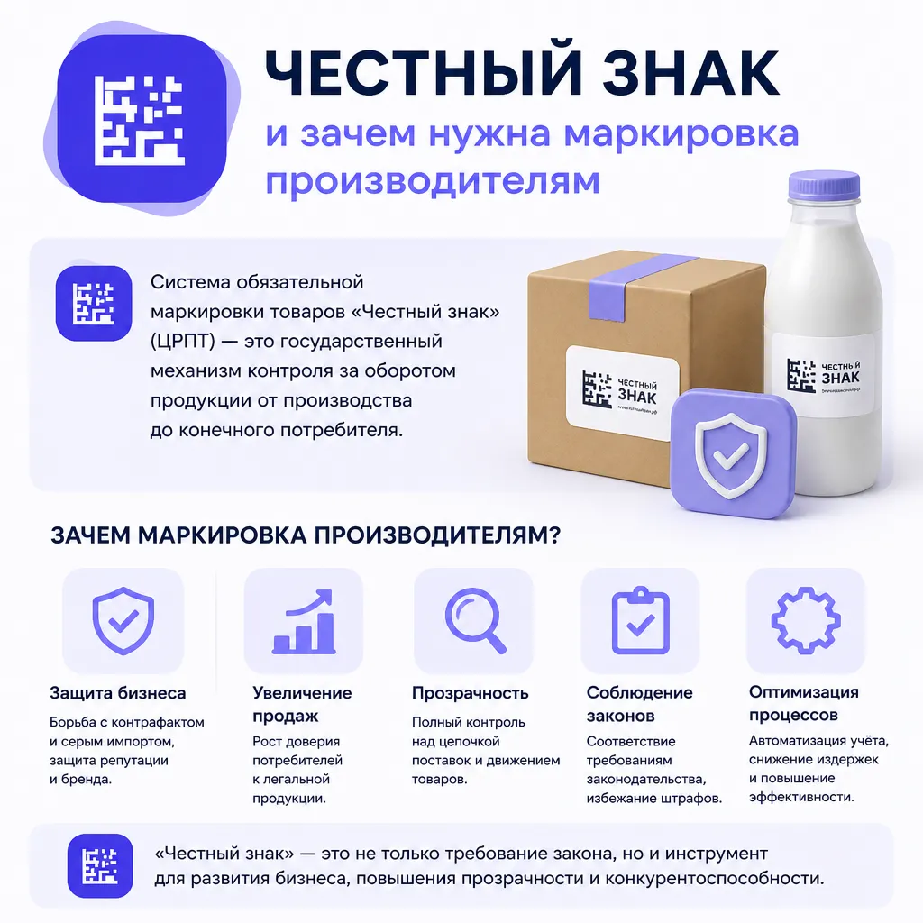 Маркировка для производителей: требования и этапы - иллюстрация 1