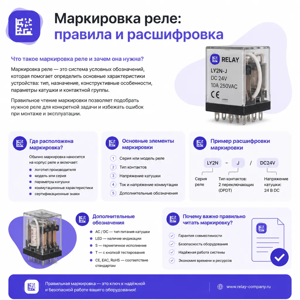 Маркировка реле: правила и расшифровка - иллюстрация 1