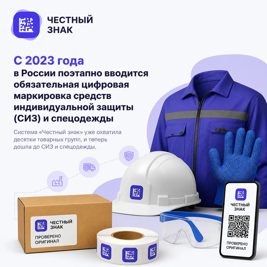 Маркировка СИЗ и спецодежды