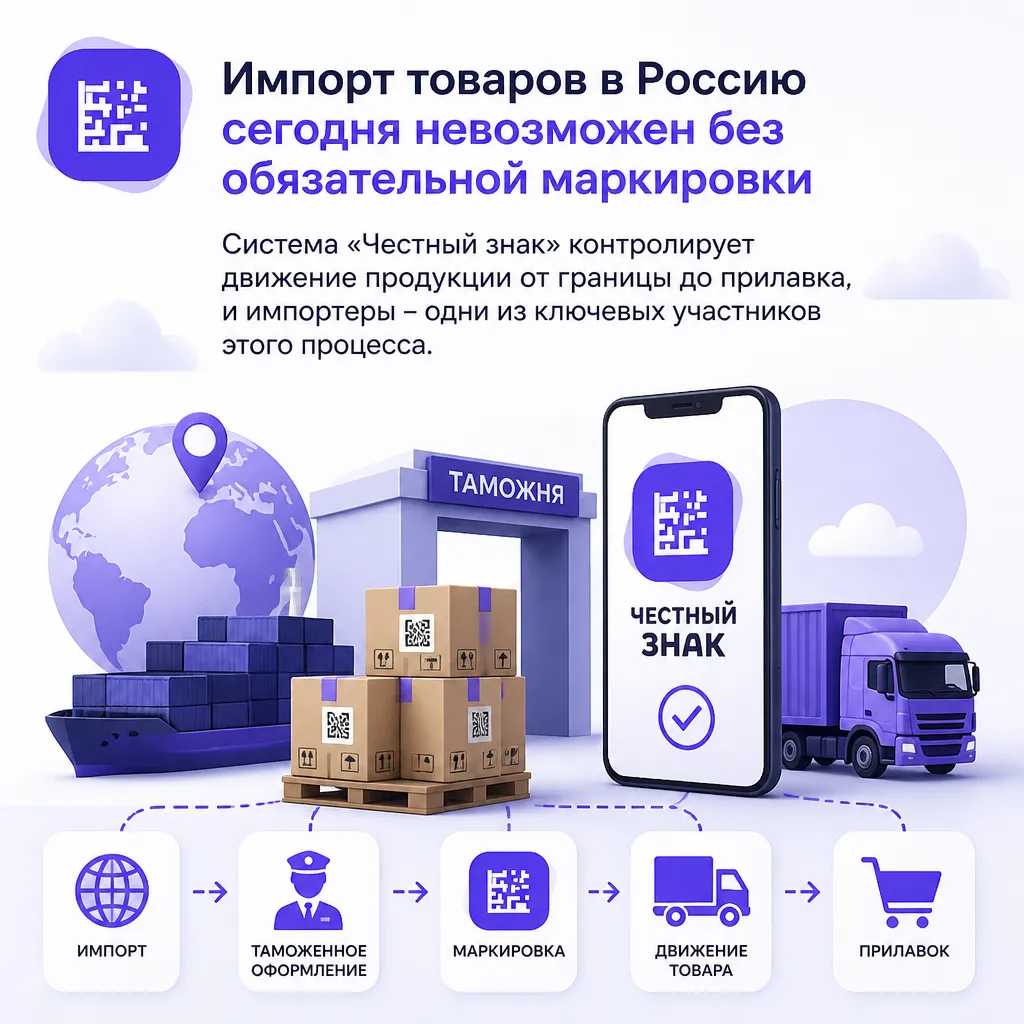 Маркировка для импортёров: как ввести товар в оборот - иллюстрация 1