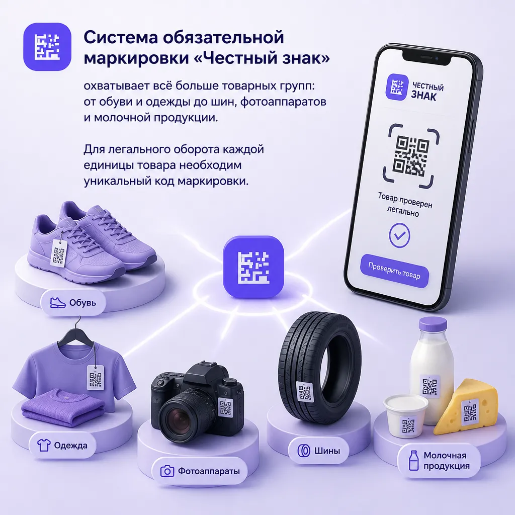 Как добавить товар в Честный знак