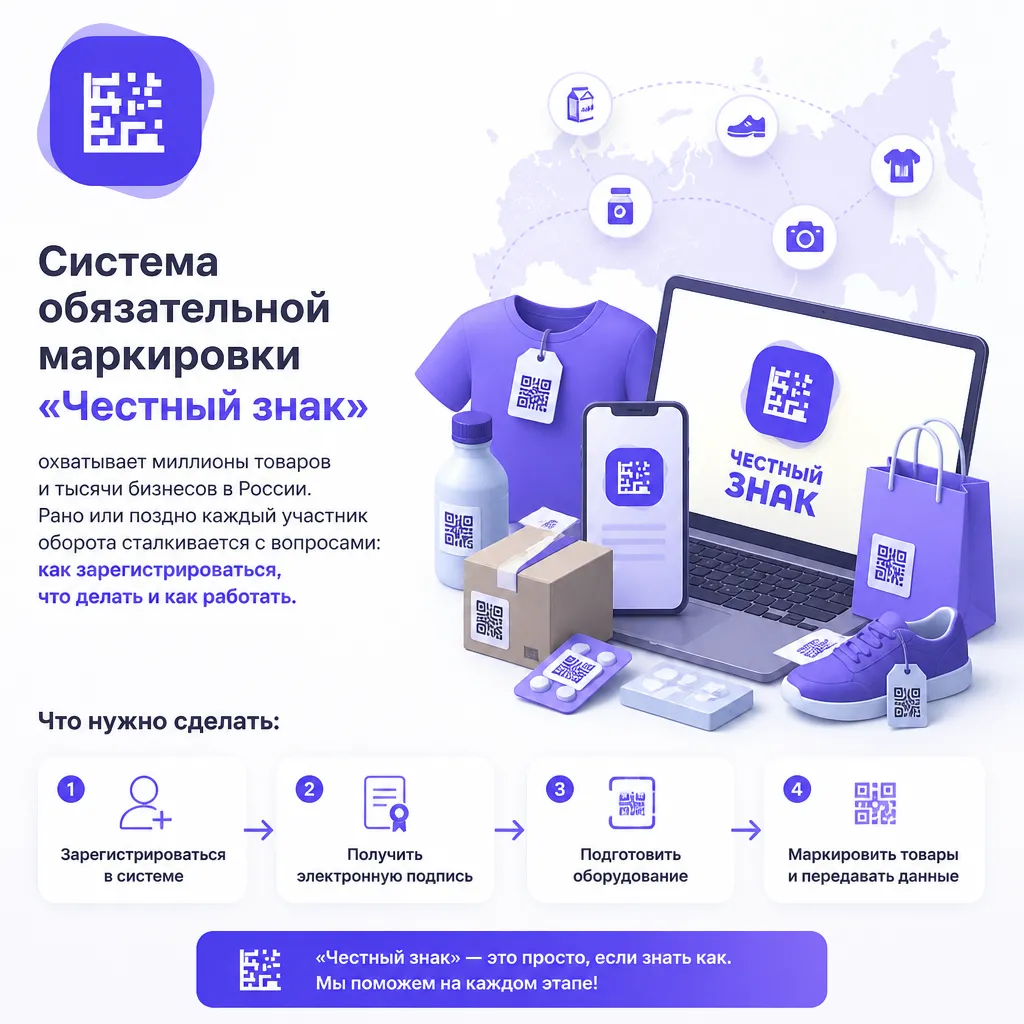 Горячая линия и техподдержка Честного знака