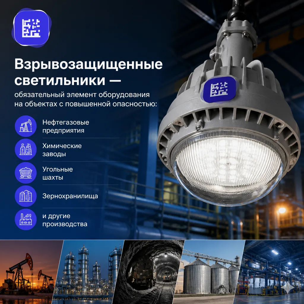 Маркировка взрывозащищенных светильников: расшифровка - иллюстрация 1