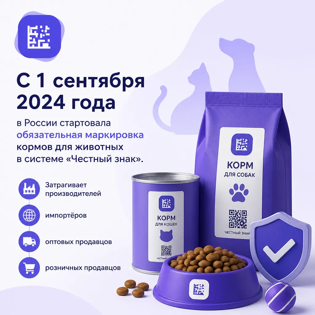 Маркировка кормов для животных