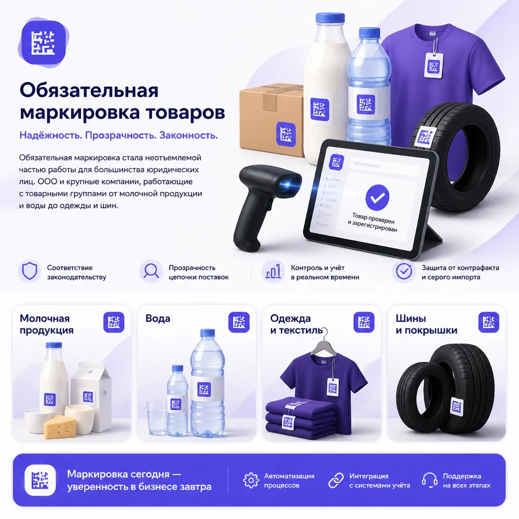 Маркировка для ООО и крупного бизнеса - иллюстрация 1