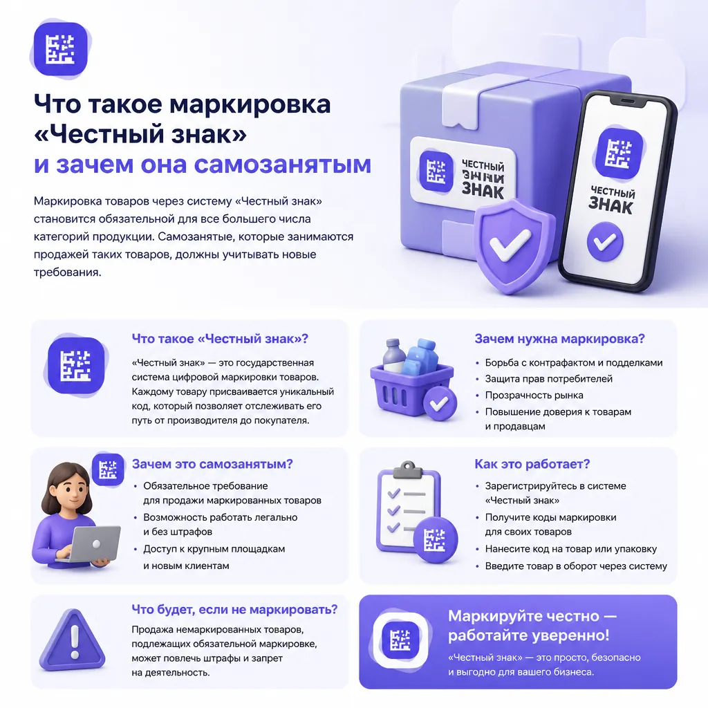 Маркировка для самозанятых - иллюстрация 1