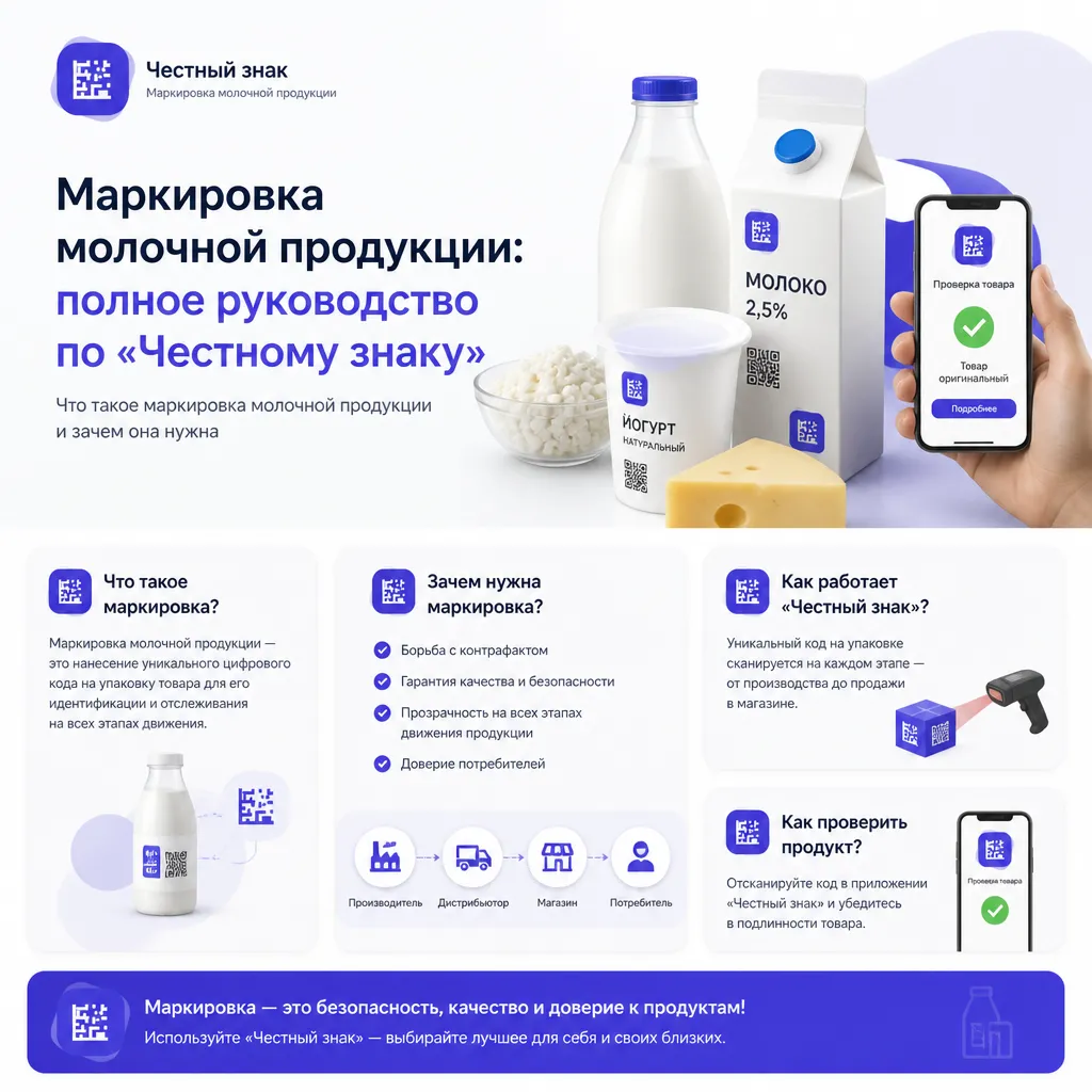 Маркировка молочной продукции - иллюстрация 1