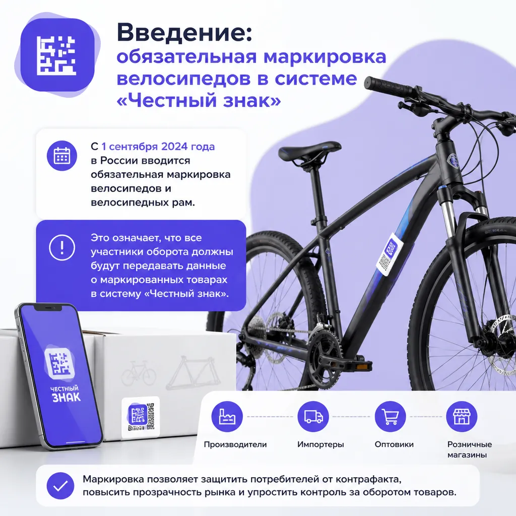 Маркировка велосипедов - иллюстрация 1
