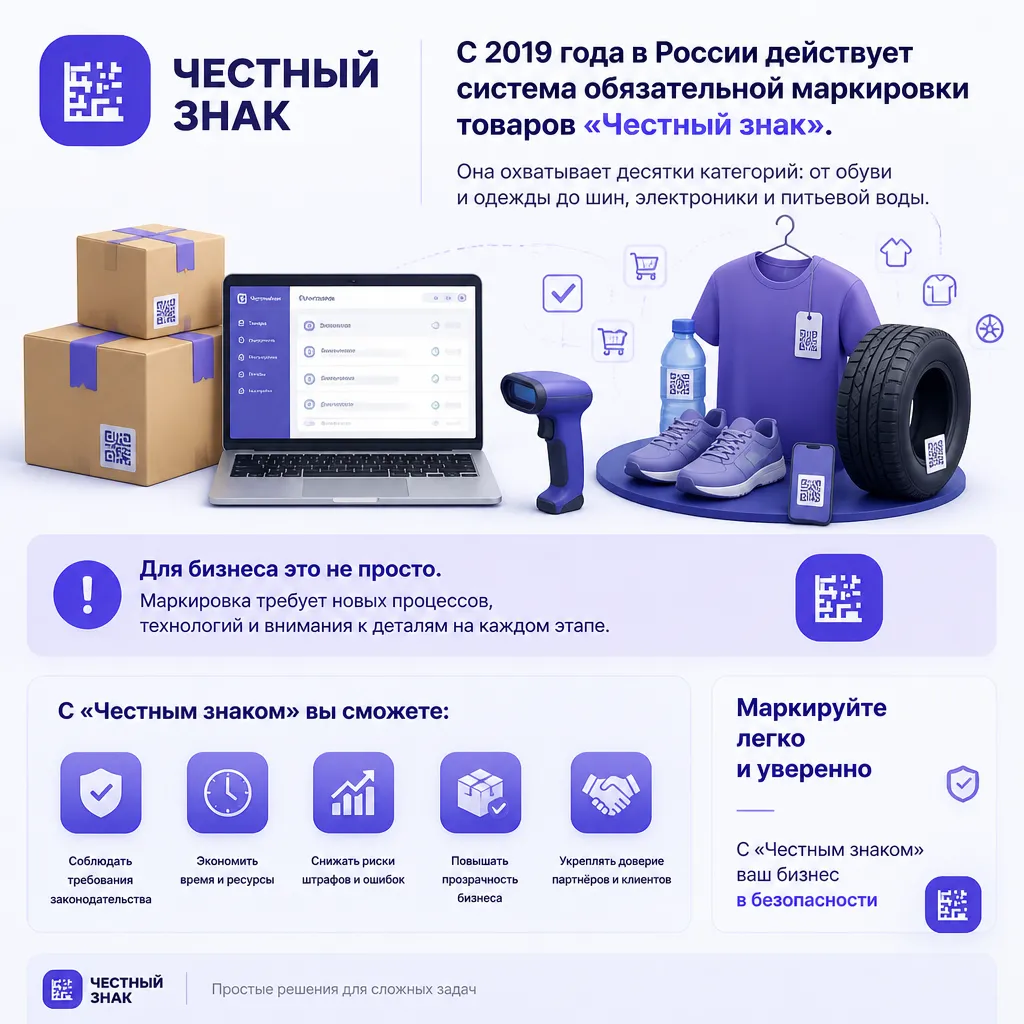 Обучение работе с Честным знаком - иллюстрация 1