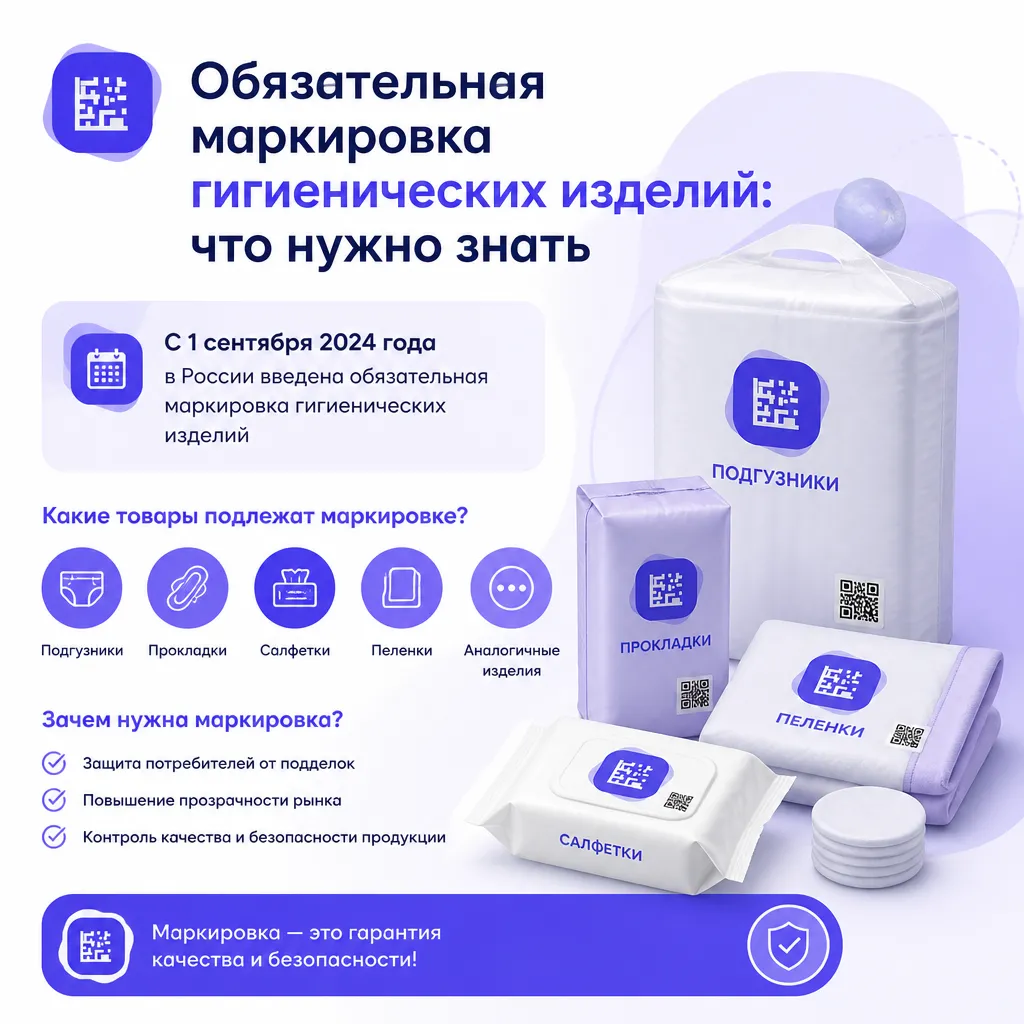 Маркировка гигиенических изделий